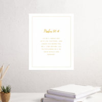 Psalm 91:4 Scripture in Gold