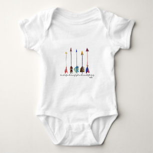 Psalm 91 Arrow Baby Bodysuit