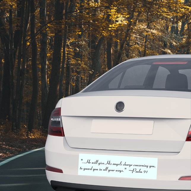 Psalm 91 Bumper Sticker (Creator Uploaded)