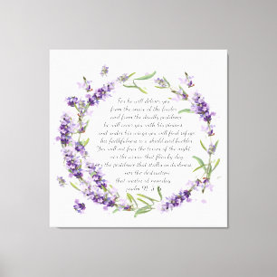 Psalm 91 canvas print