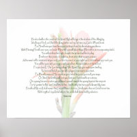 Psalm 91 Lily Flower My God is Whom I trust