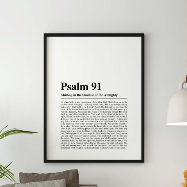 Psalm 91 NKJV Bible Verse Poster (Creator Uploaded)