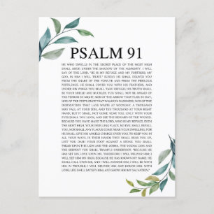 Psalm 91 NKJV Postcard