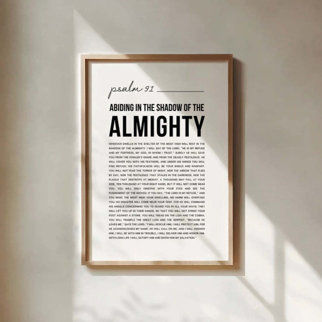 Psalm 91 NKJV Poster (Creator Uploaded)