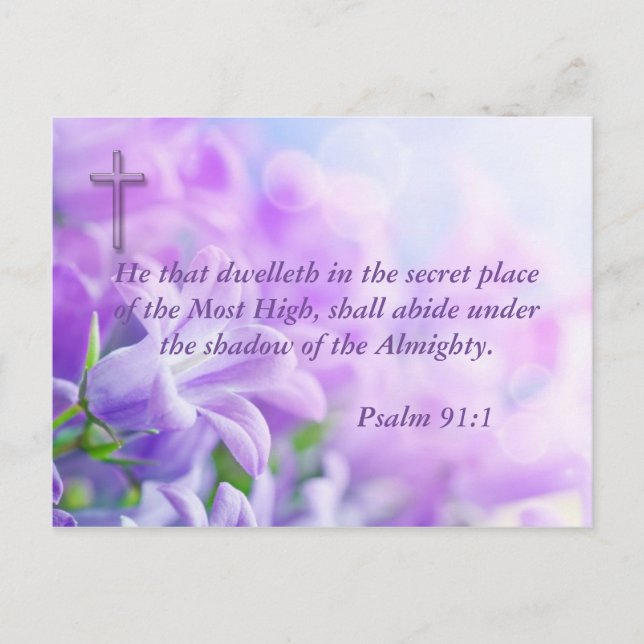 Psalm 91 postcard (Front)