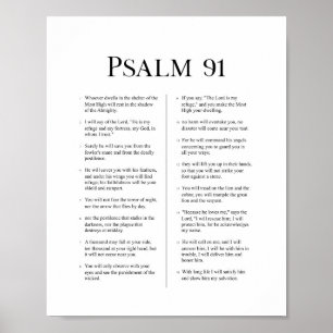 Psalm 91  poster