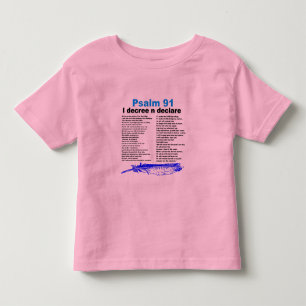 Psalm 91 Toddlers Christian T-shirt