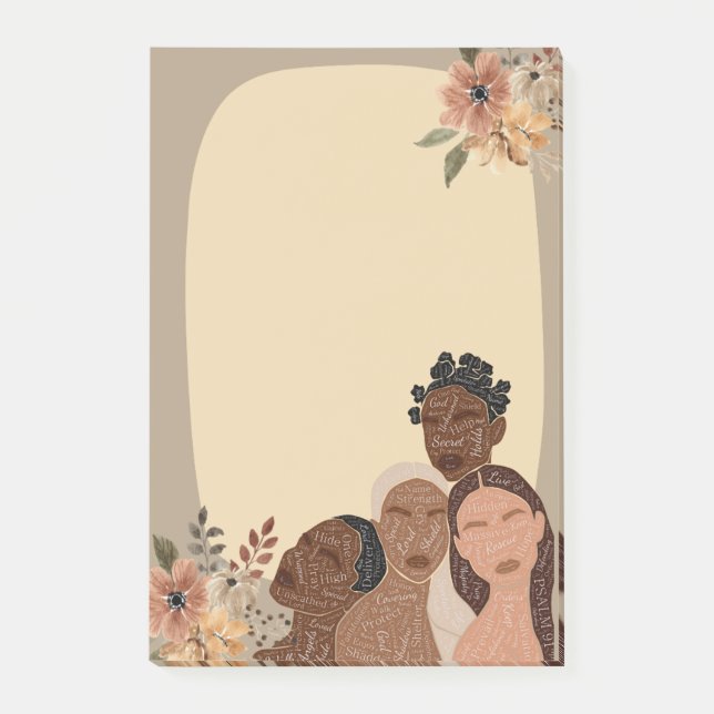 Psalm 91, TPT Black Women Sticky Post-it Notes (Front)