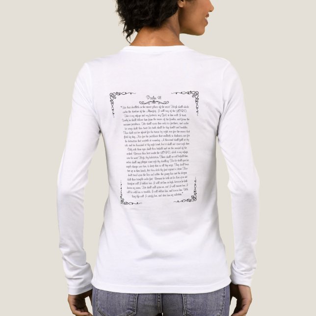 Psalm 91 Tri-Blend shirt (Back)