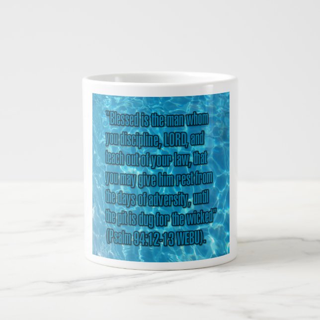 Psalm 94:12-13 WEBU Mug (Front)
