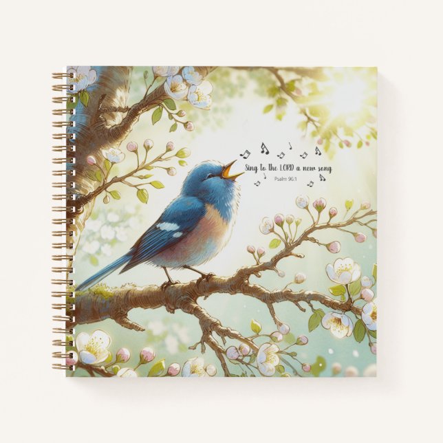 Psalm 96:1 notebook (Front)