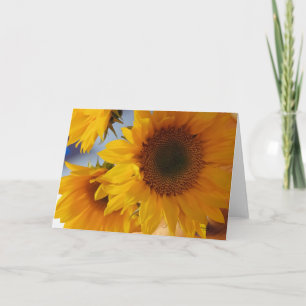 Psalm 96:1 Sunflowers Blank Card
