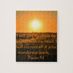 Psalm 9:1 Puzzle