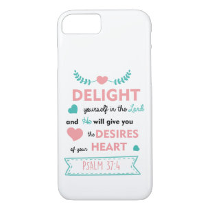 Psalm Bible Verse Christian iPhone 7 Case