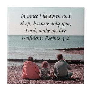 Psalm biblical quotes tile