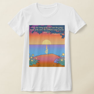 Psalms 113:3 Christian Slim Fit T-Shirt