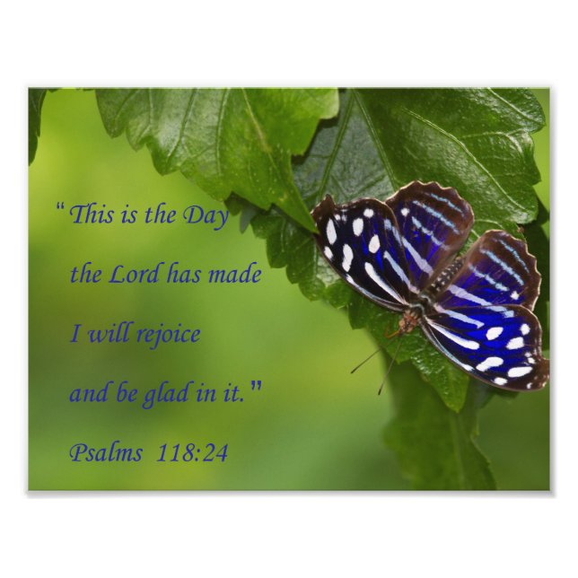 Psalms 118:24 photo print (Front)