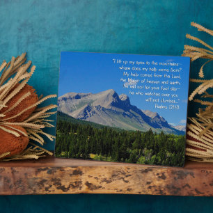 Psalms 121:1-3 Inspirational Plaque