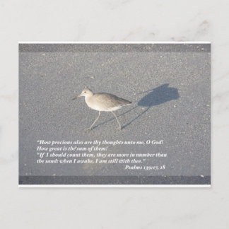 Psalms 139:17-18 postcard
