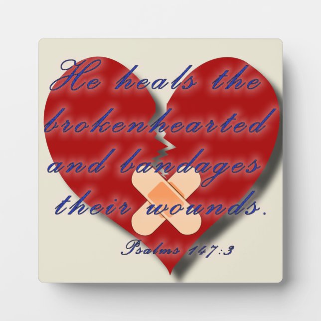 Psalms 147:3 plaque (Front)