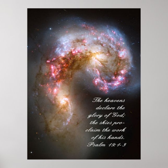 Psalms 19 Inspirational Poster (Front)