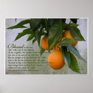 Psalms 1:1-3 Scripture Print