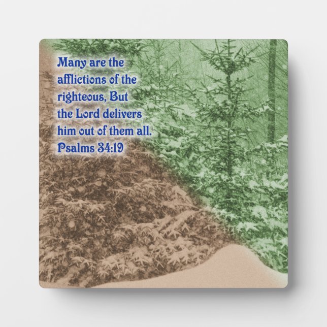 Psalms 34:19 plaque (Front)