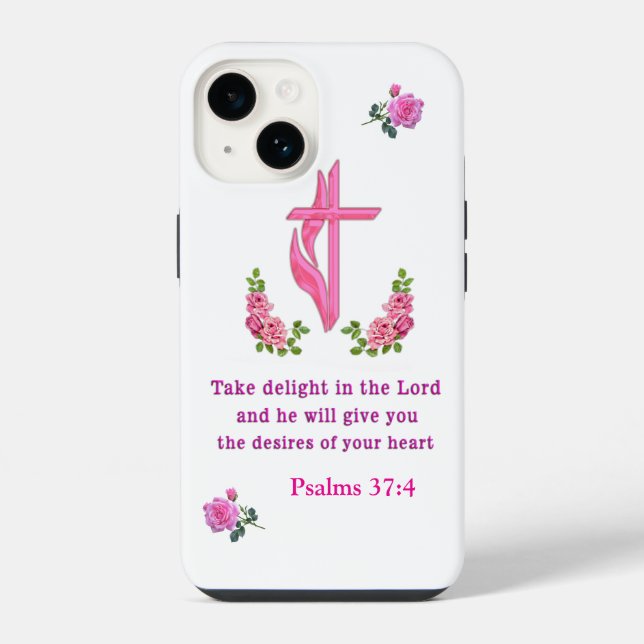 Psalms 37:4  iPhone case (Back)