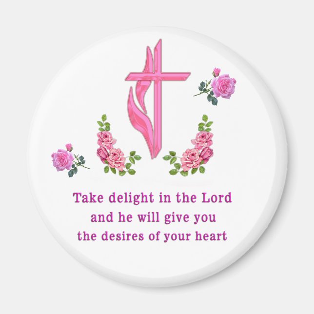 Psalms 37:4  magnet (Front)