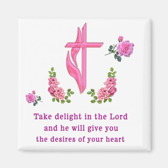 Psalms 37:4  magnet (Front)