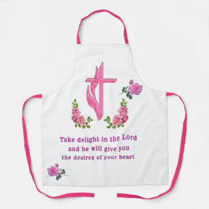 Psalms 37:4 Take delight in the Lord  Apron