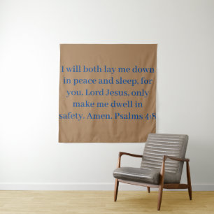 Psalms 4:8 / Tapestry