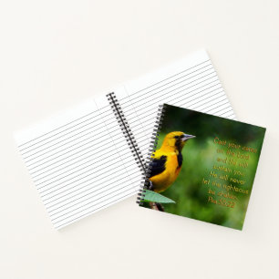 Psalms 55:22 Inspirational Notebook