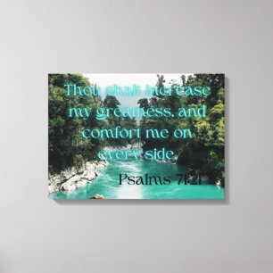 Psalms 71:21 Bible Verse KJV Pic Wall Art