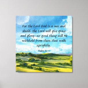 Psalms 84:11 Canvas Print
