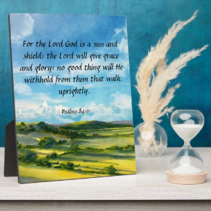 Psalms 84:11 Plaque