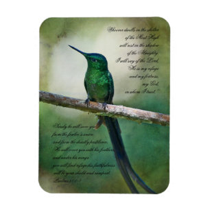 Psalms 911-4 Inspirational Magnet