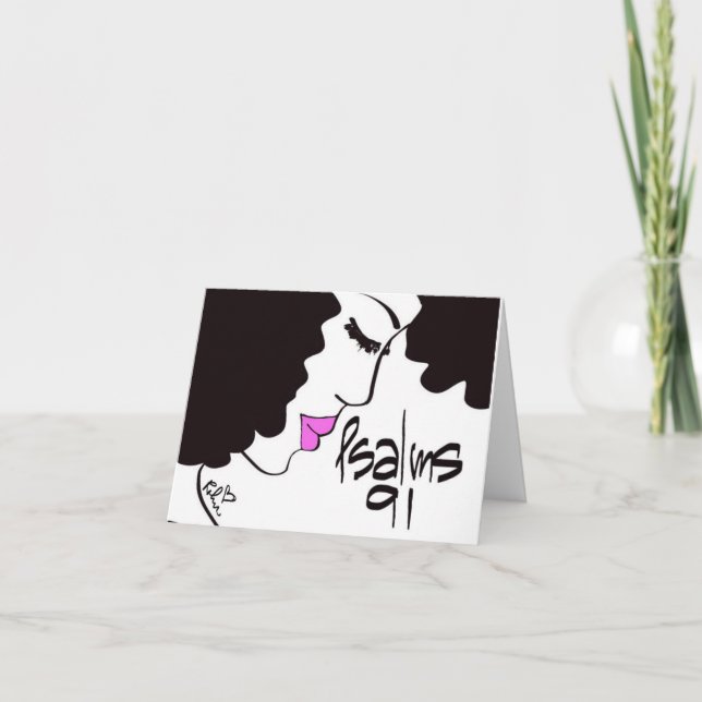 Psalms 91 Encouragement Card (Front)