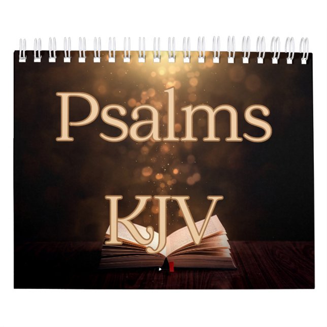 Psalms Bible Verses Collection Wall Calendar (Cover)