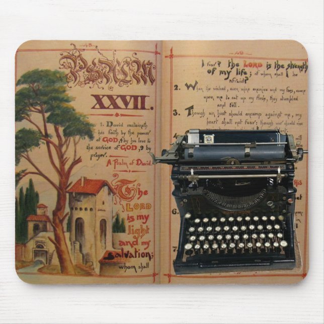 PSALMS XXVII MOUSE PAD (Front)