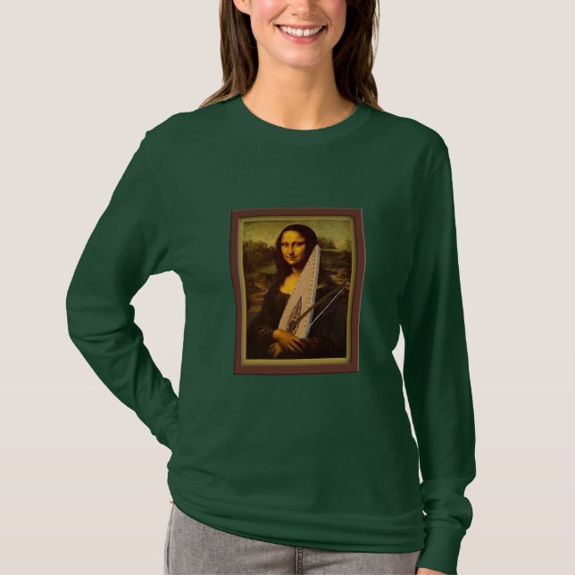 Psaltery Mona Lisa - Ladies T-Shirt (Front)