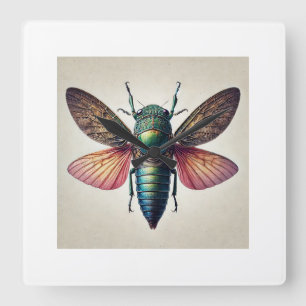 Pseudeurostus dorsal view 030924IREF241 - Watercol Square Wall Clock