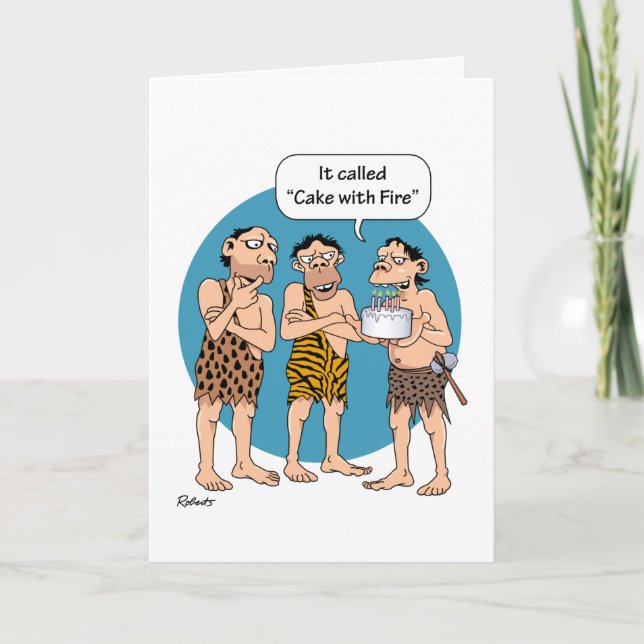Pseudo Funny Birthday Card (Front)