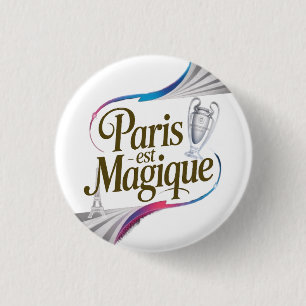 PSG Dominates 3 Cm Round Badge