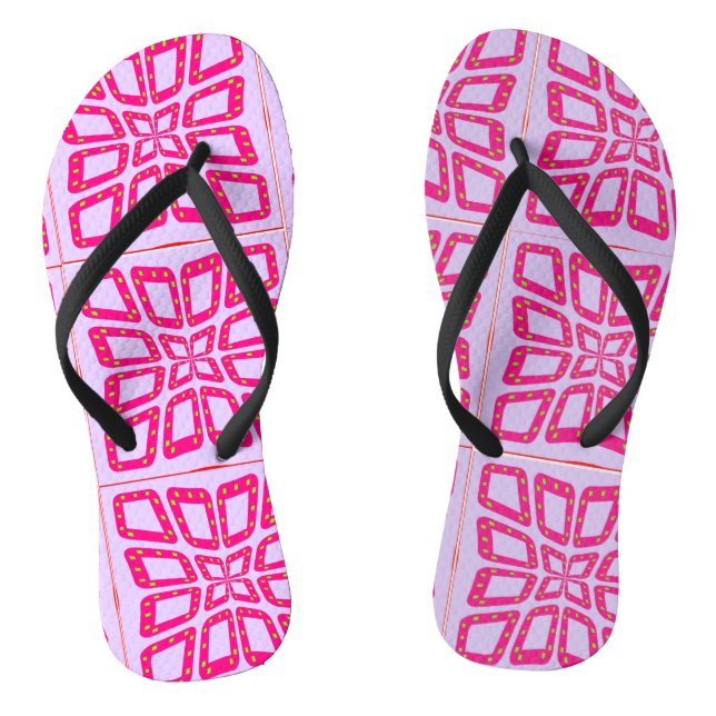"PSG Dots Pinched Tiles"  Jandals (Footbed)
