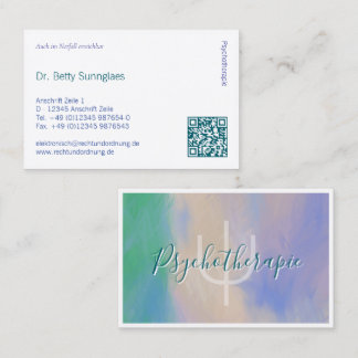 Psi Symbol Psychology – Customisable Professional Business Card