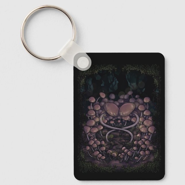Psilocybe Allenii Key Ring (Front)