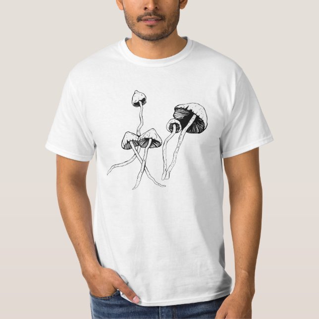 Psilocybin mushroom T-Shirt (Front)