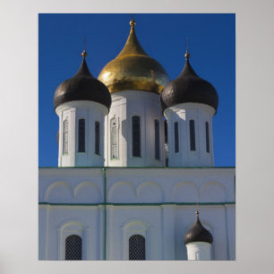 Pskov Kremlin and Trinity Cathedral 2 Poster