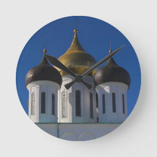 Pskov Kremlin and Trinity Cathedral 2 Round Clock